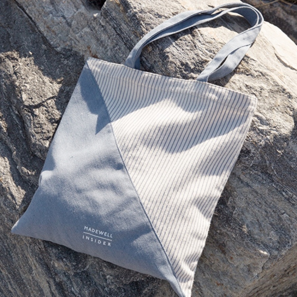 Madewell Blue&White Stripe Tote
